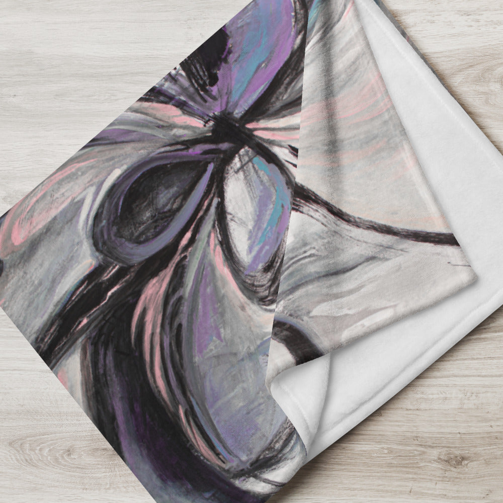 Soul Tie, Purple Throw Blanket