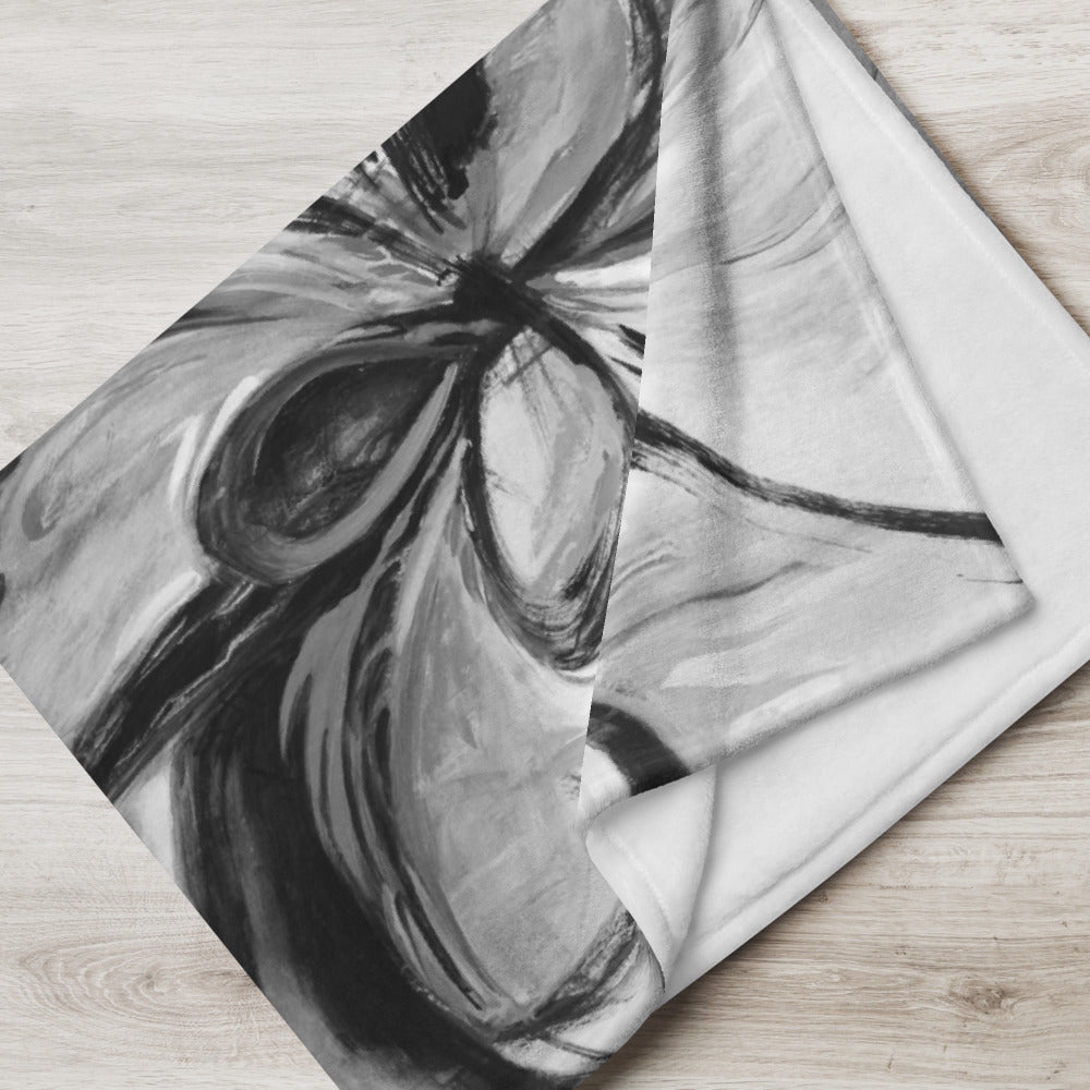 Soul Tie, B/W Throw Blanket
