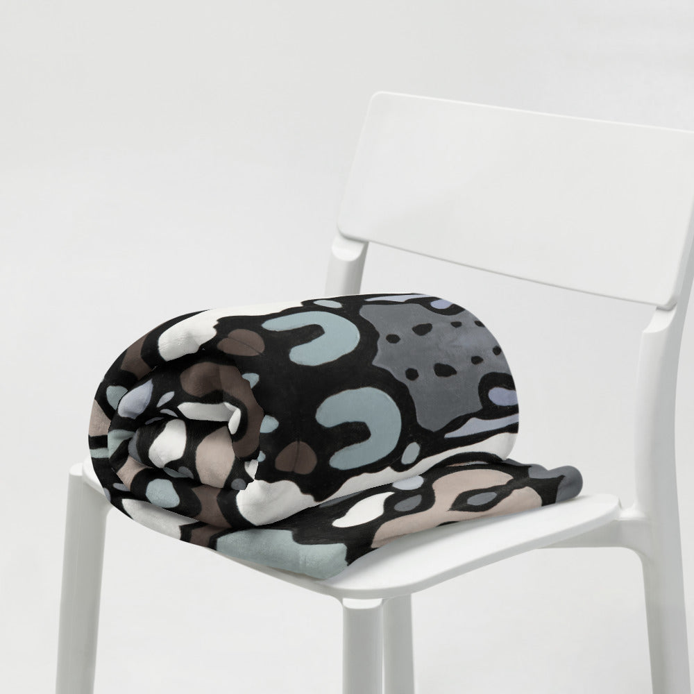 Z-Street, Gray Throw Blanket