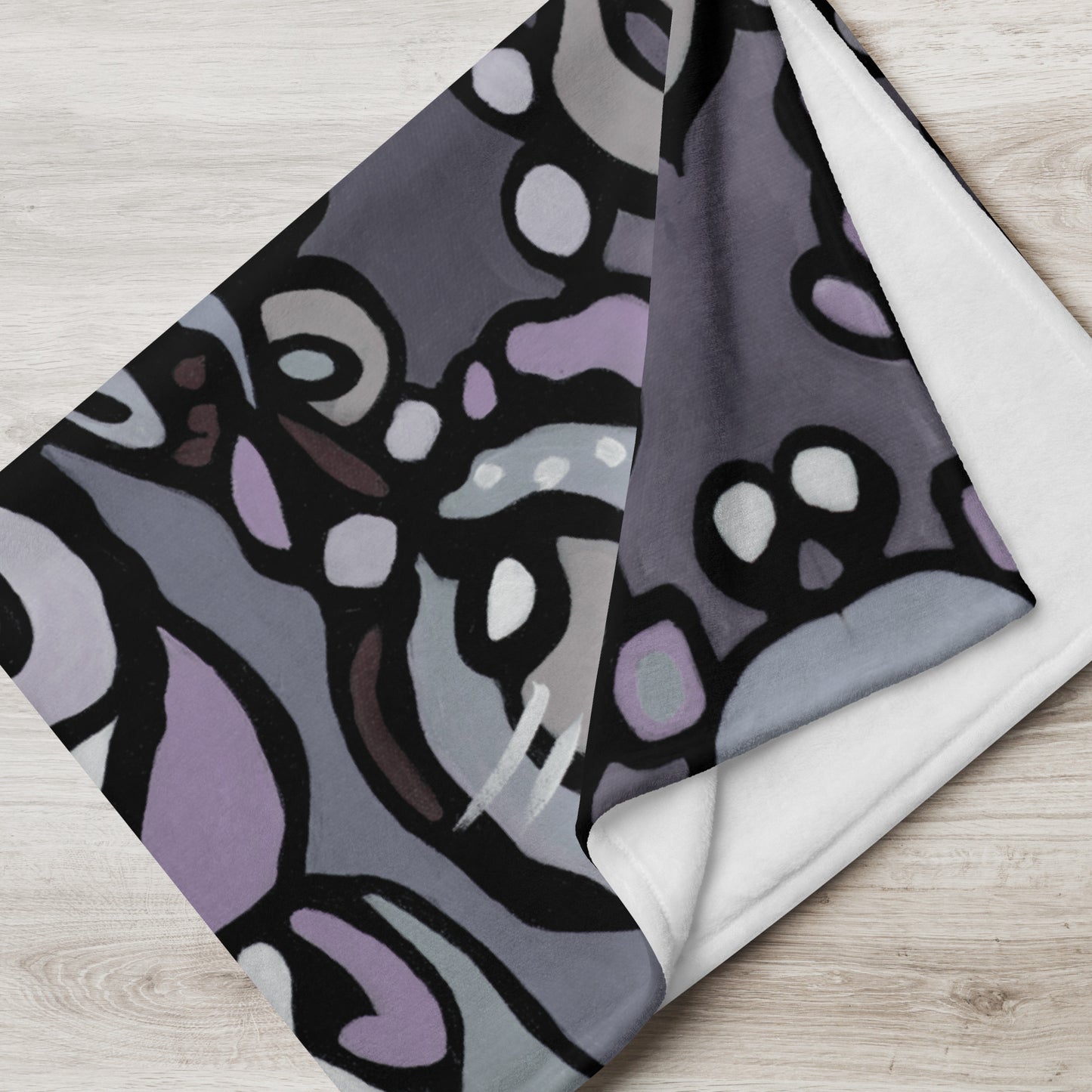 Z-Street, Purple Throw Blanket