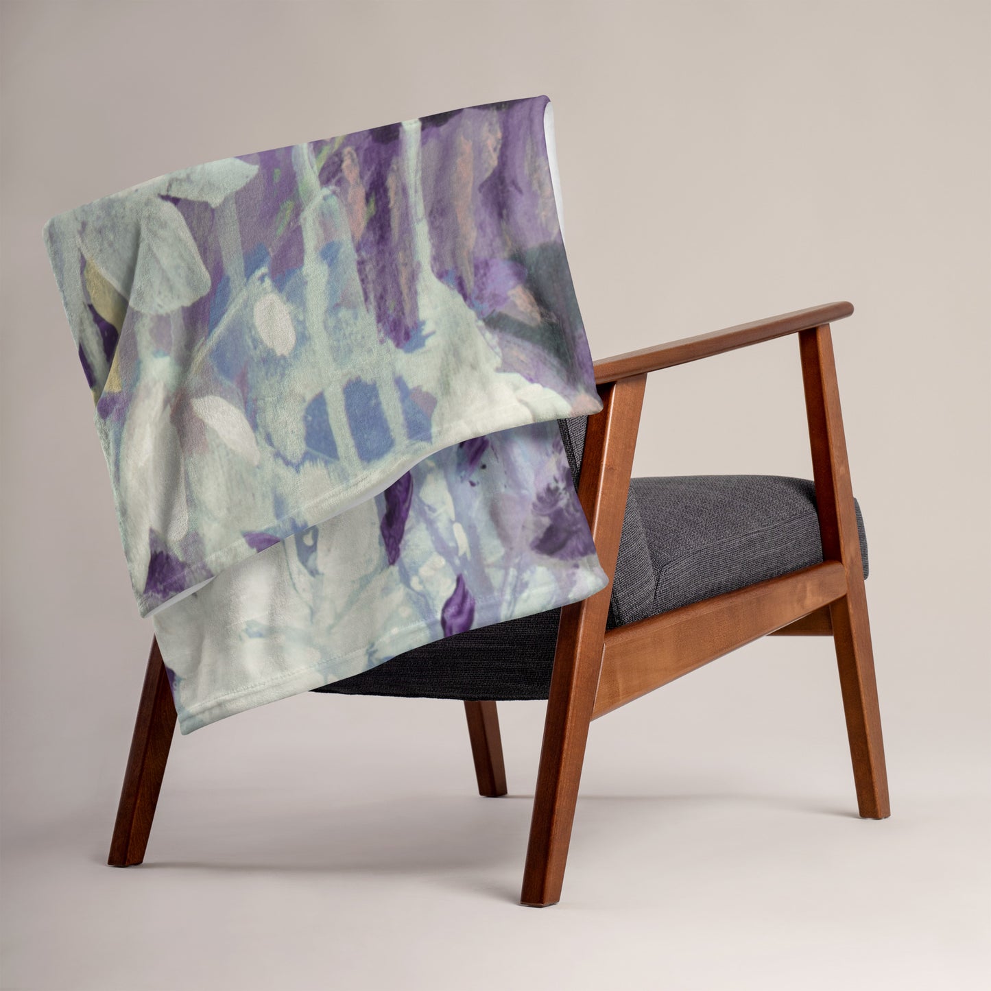 For Mama, Purple Throw Blanket