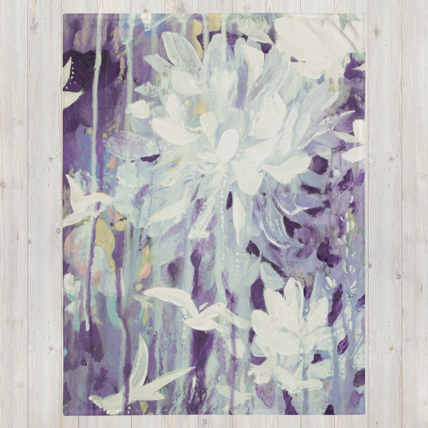 For Mama, Purple Throw Blanket