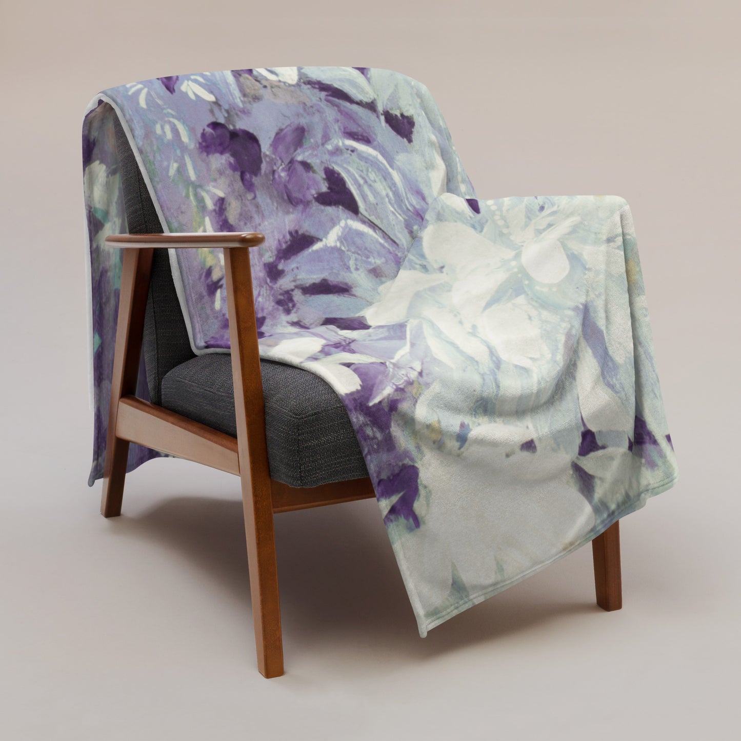 For Mama, Purple Throw Blanket