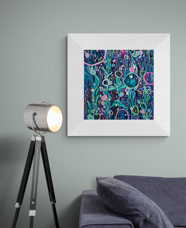 BEAUTY IN NUMBERS, Original abstract canvas painting for sale, Abstract art, Intuitive