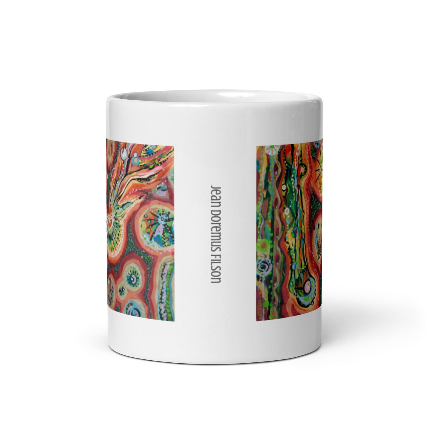 Lost in my mind, White glossy mug