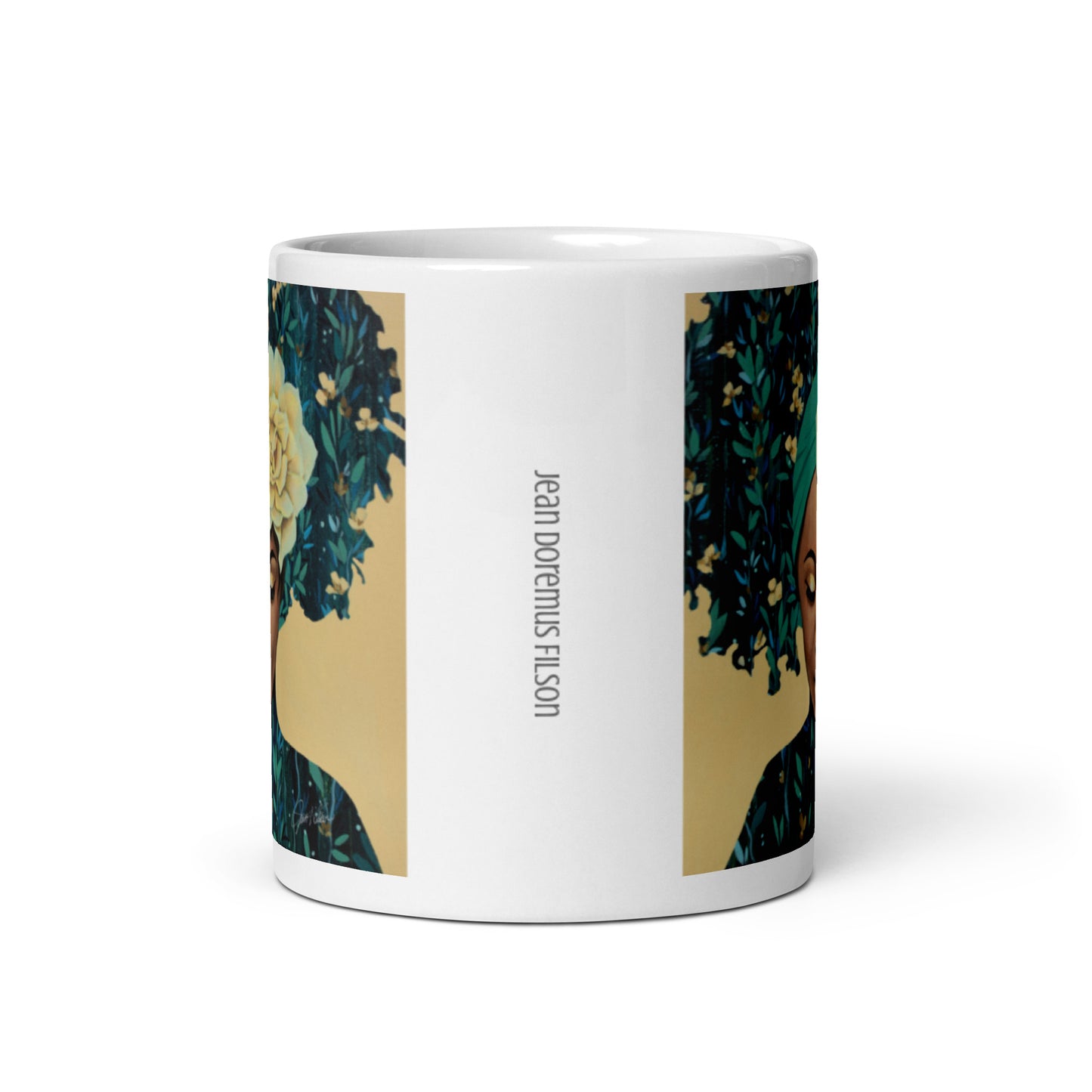 Silenced, White glossy mug