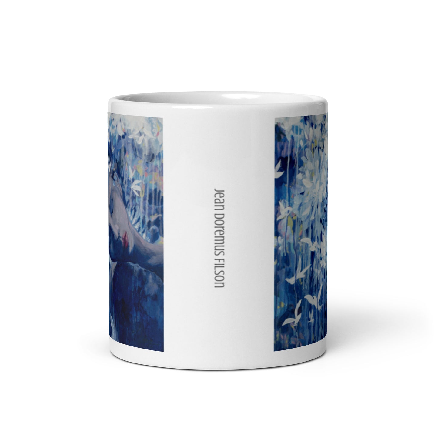 For Mama, White glossy mug