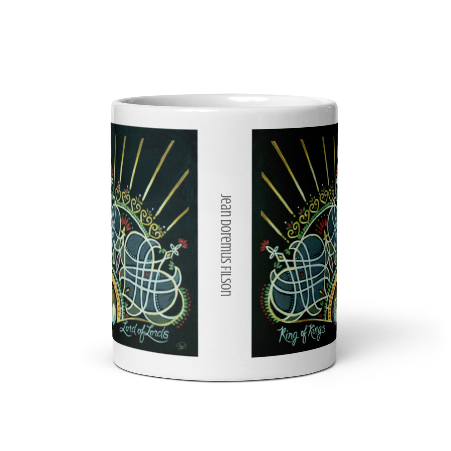 King of Kings, White glossy mug