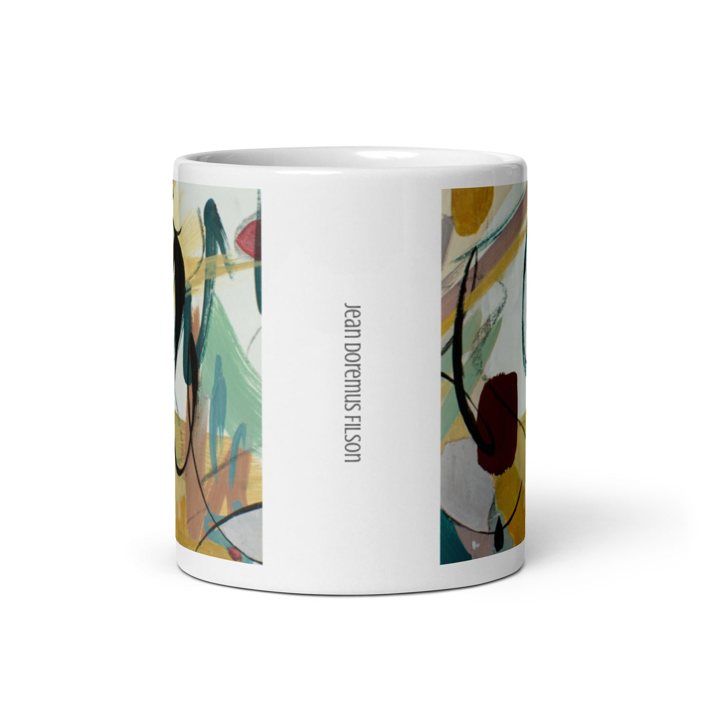 Don't pull me down, White glossy mug