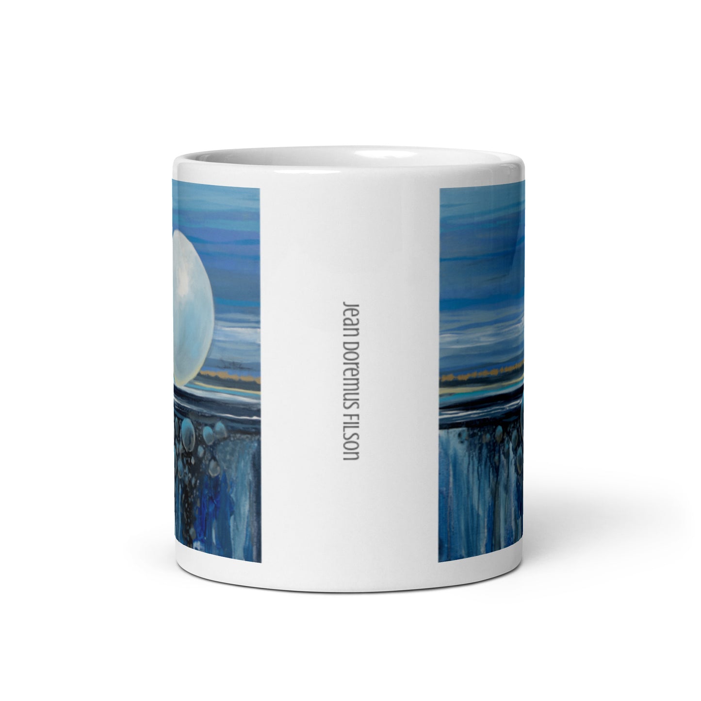 Pearl of Wisdom, White glossy mug