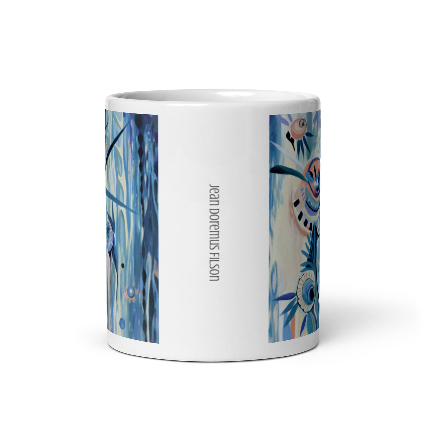 Hip Hop, White glossy mug