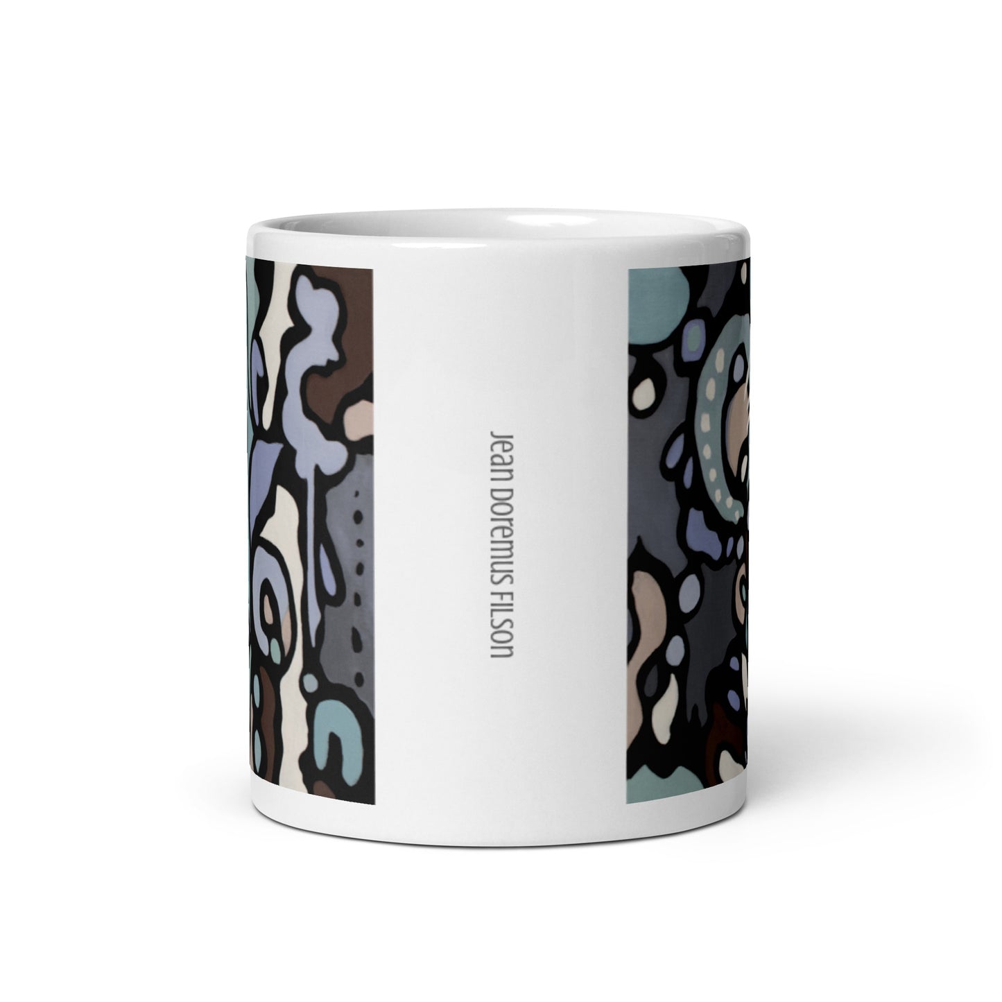 Z-Street, White glossy mug