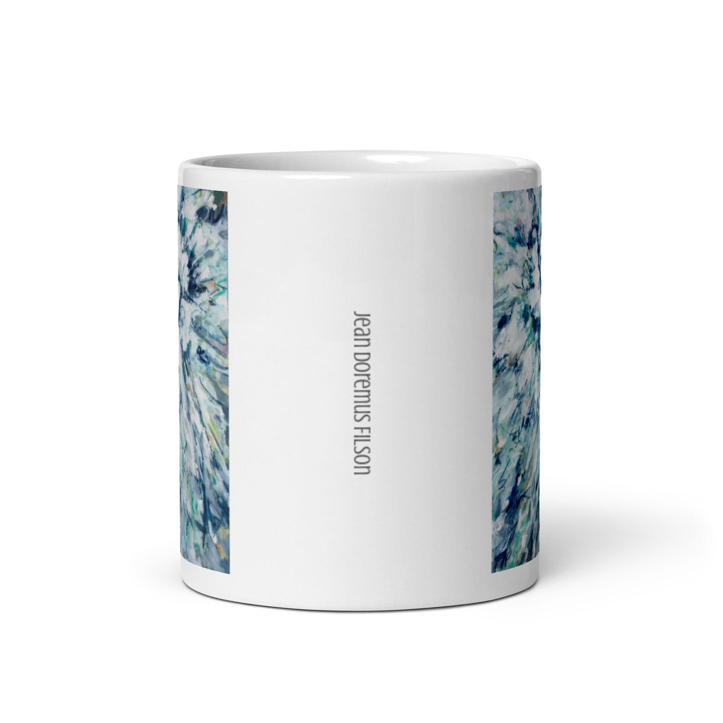 Breathe Me, White glossy mug