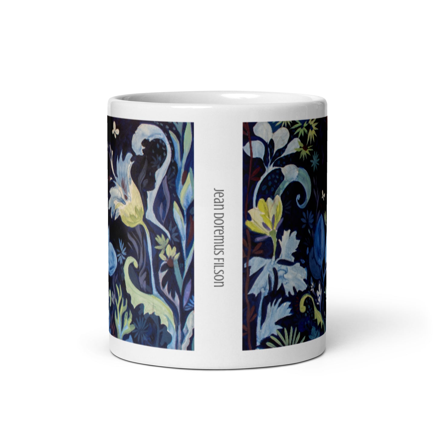 Blue Nightfall 3 glossy mug