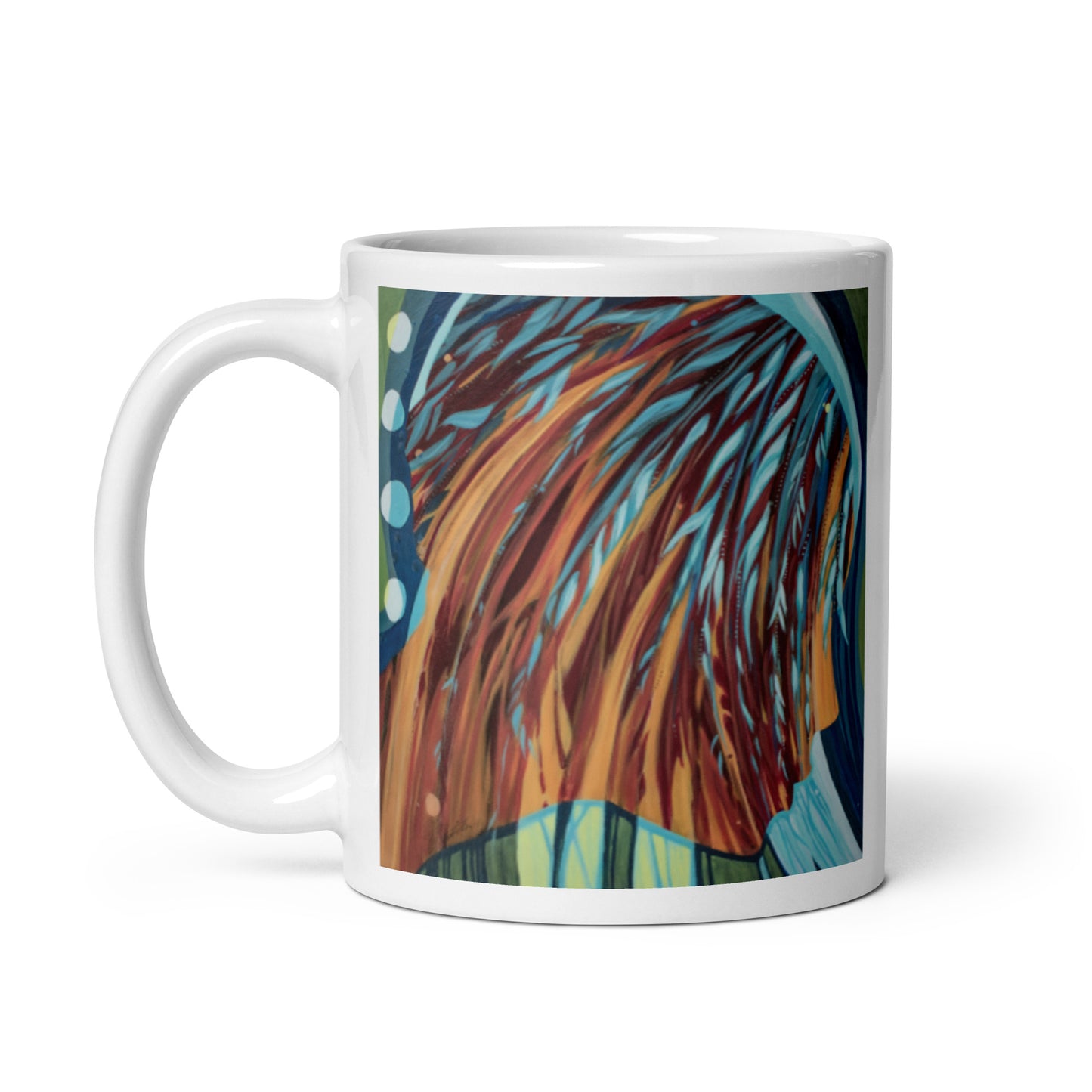 Mother Nature, White glossy mug
