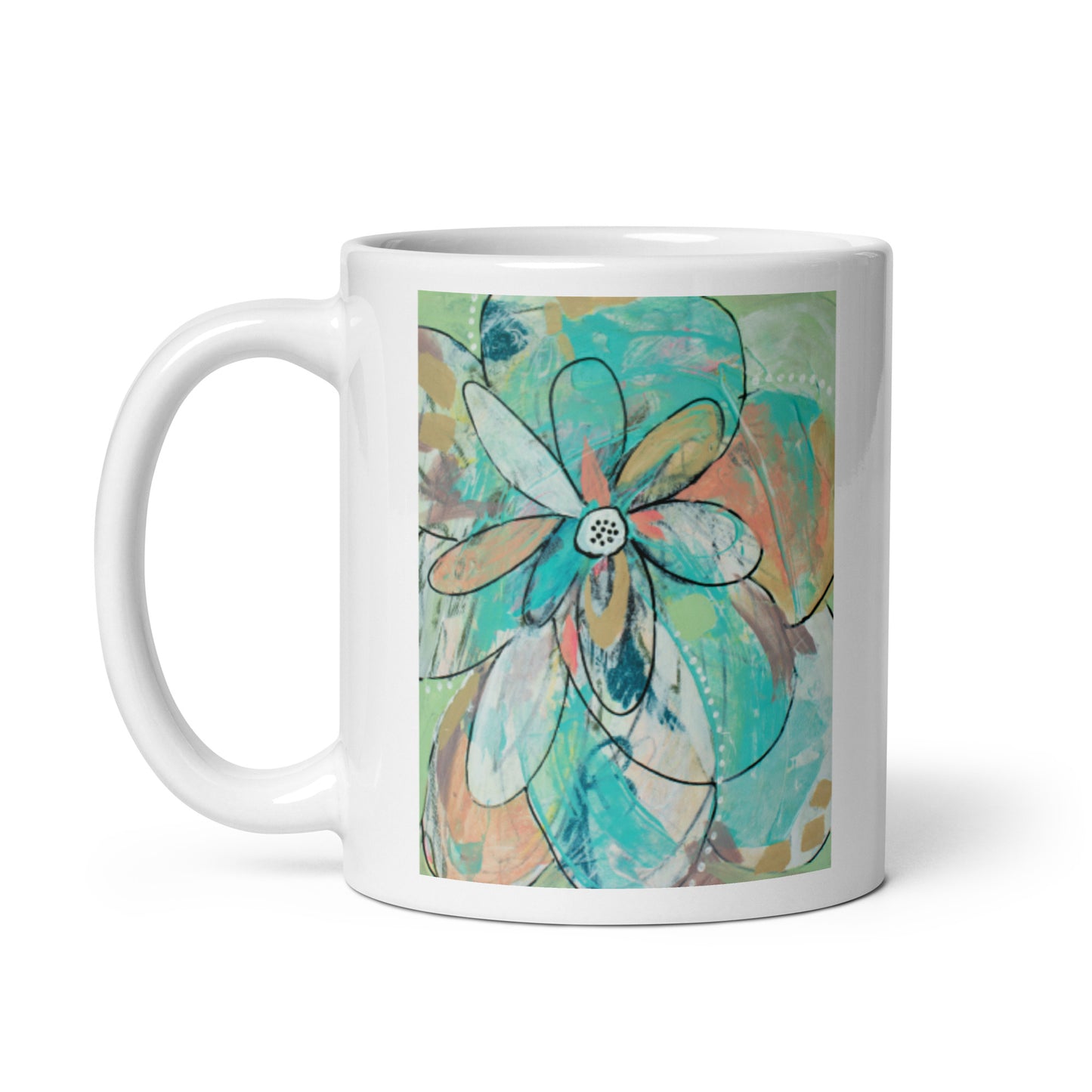Female of the species, White glossy mug