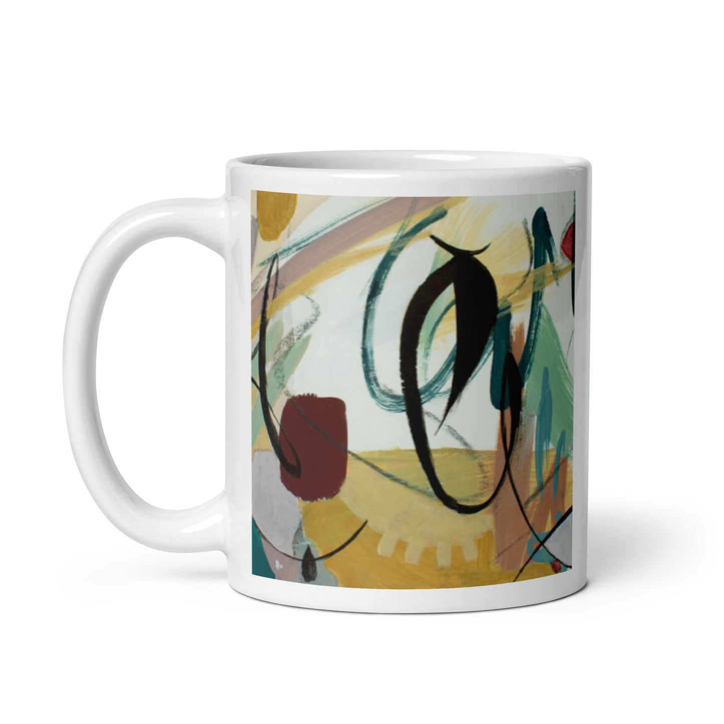 Don't pull me down, White glossy mug