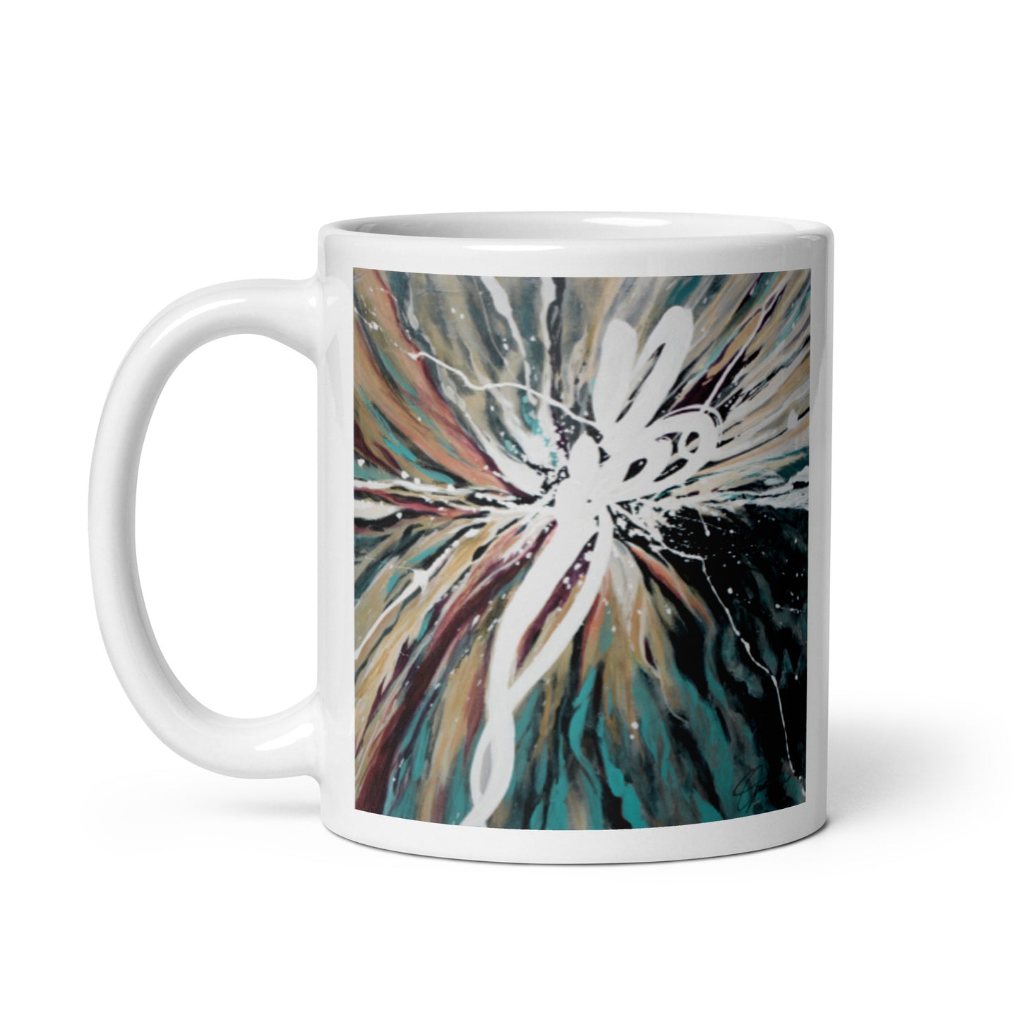 Ignite, White glossy mug