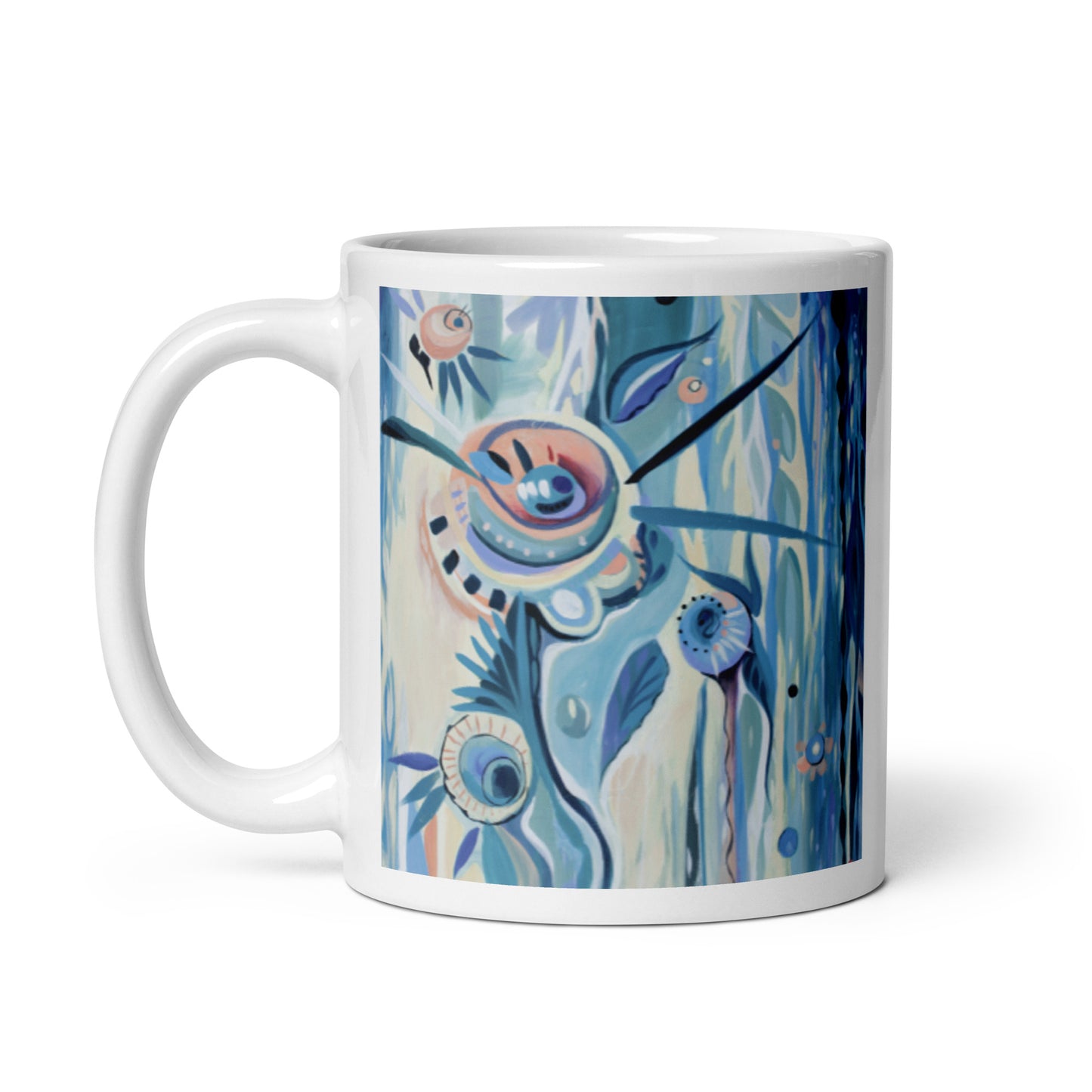 Hip Hop, White glossy mug