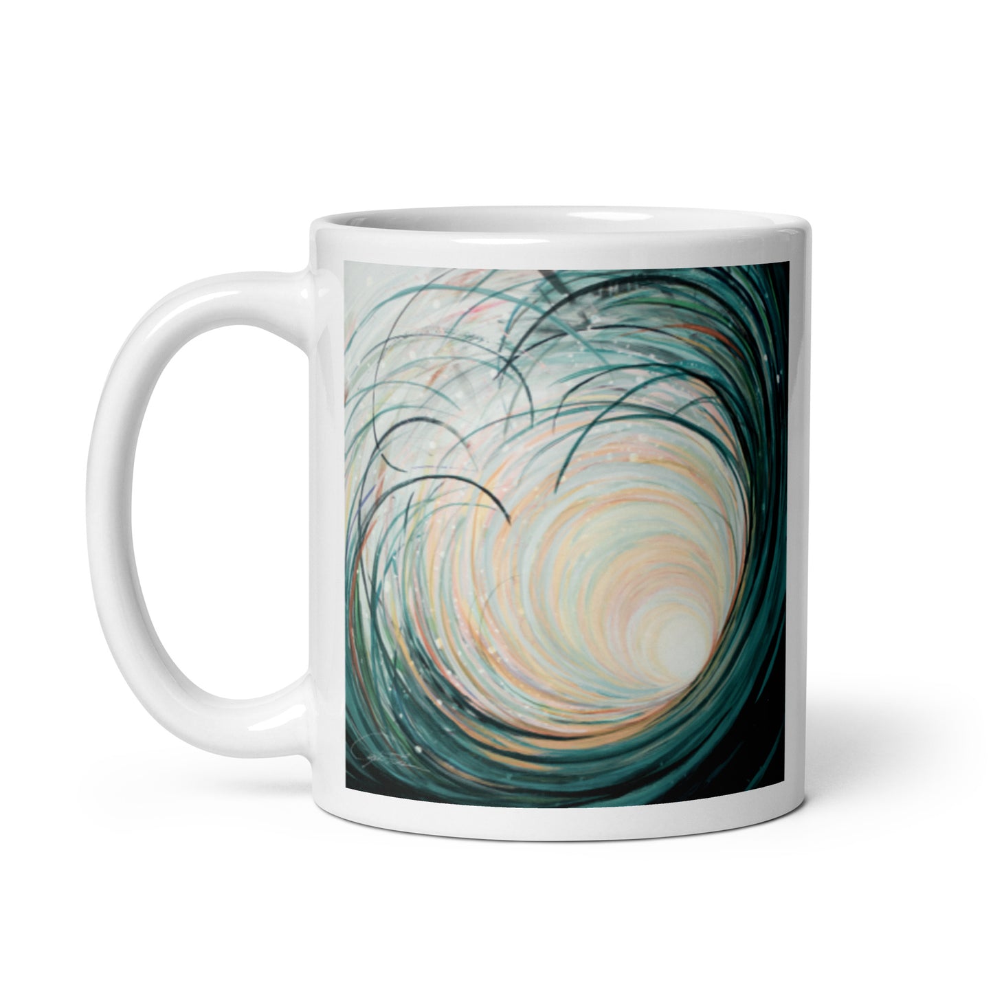 Empty Nest, White glossy mug