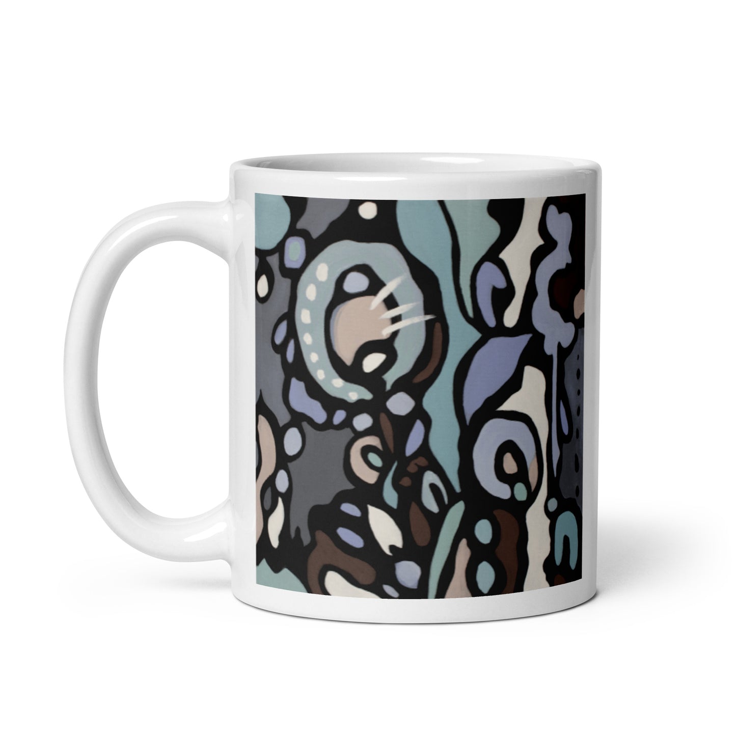 Z-Street, White glossy mug