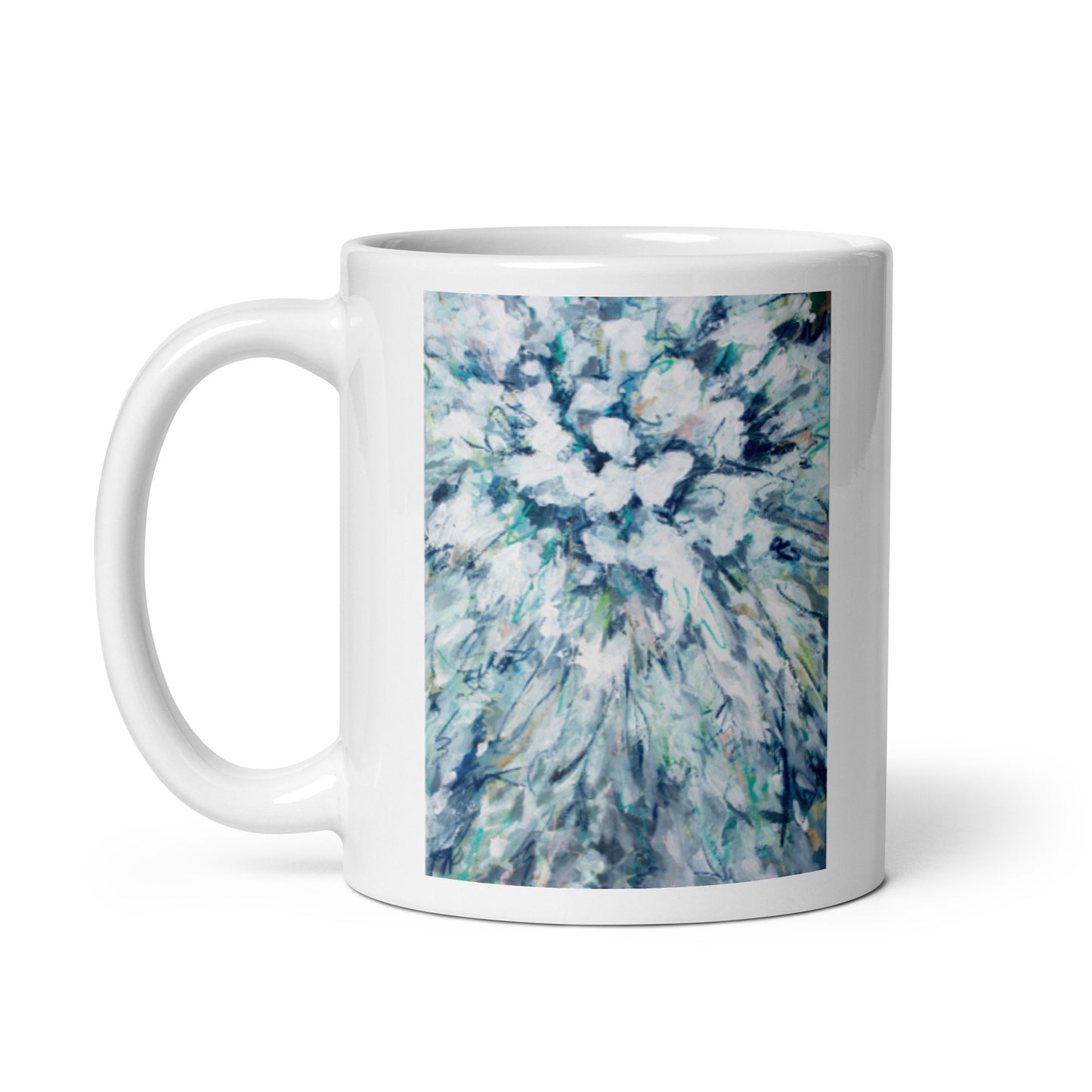 Breathe Me, White glossy mug