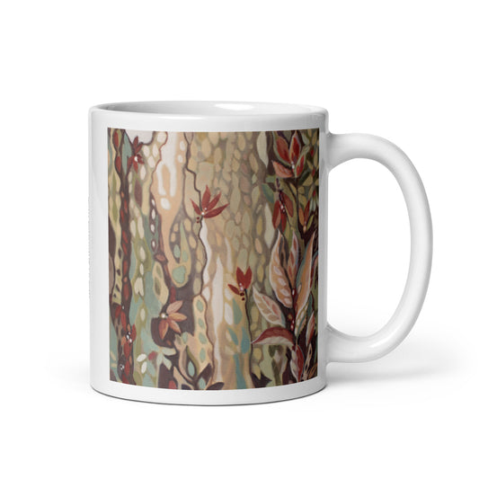 Off the Ground, White glossy mug