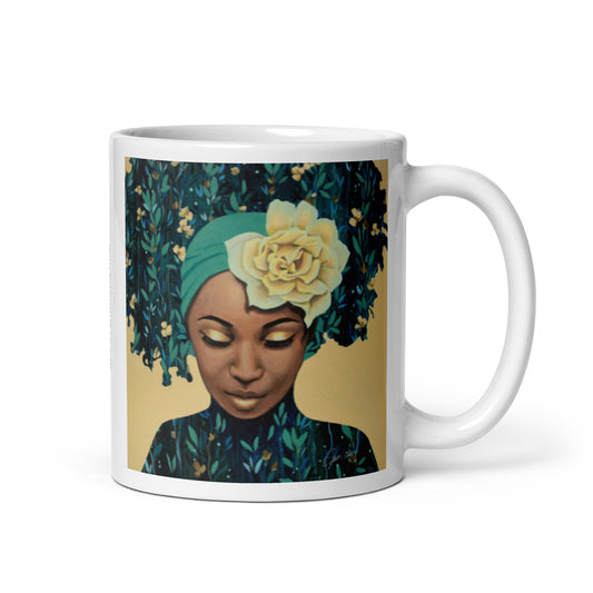 Silenced, White glossy mug