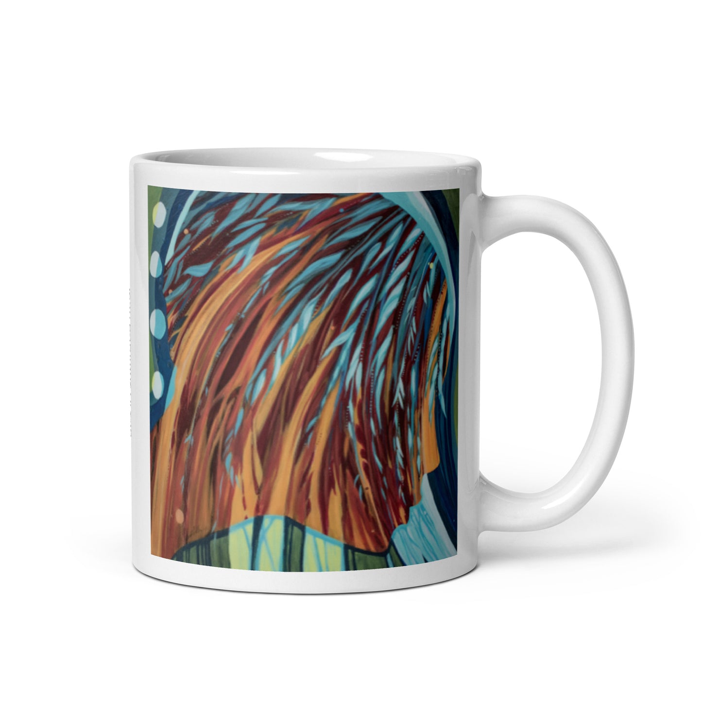 Mother Nature, White glossy mug