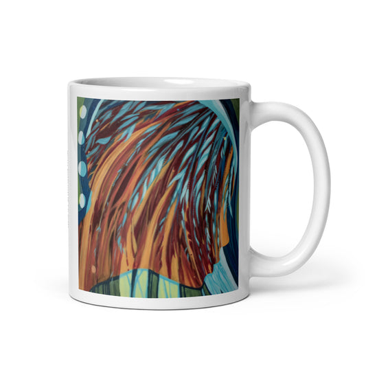 Mother Nature, White glossy mug