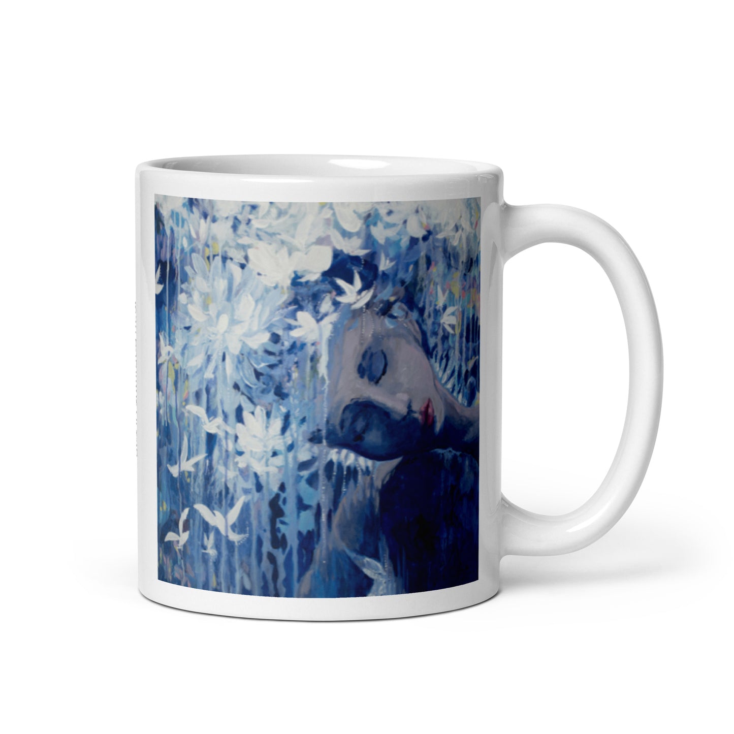 For Mama, White glossy mug