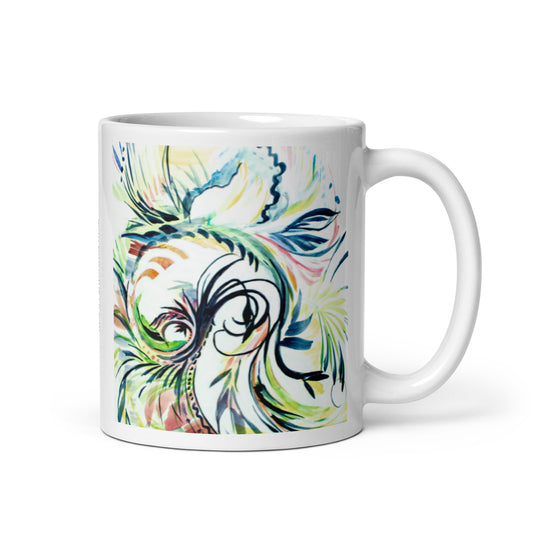 Let's Roll 1, White glossy mug