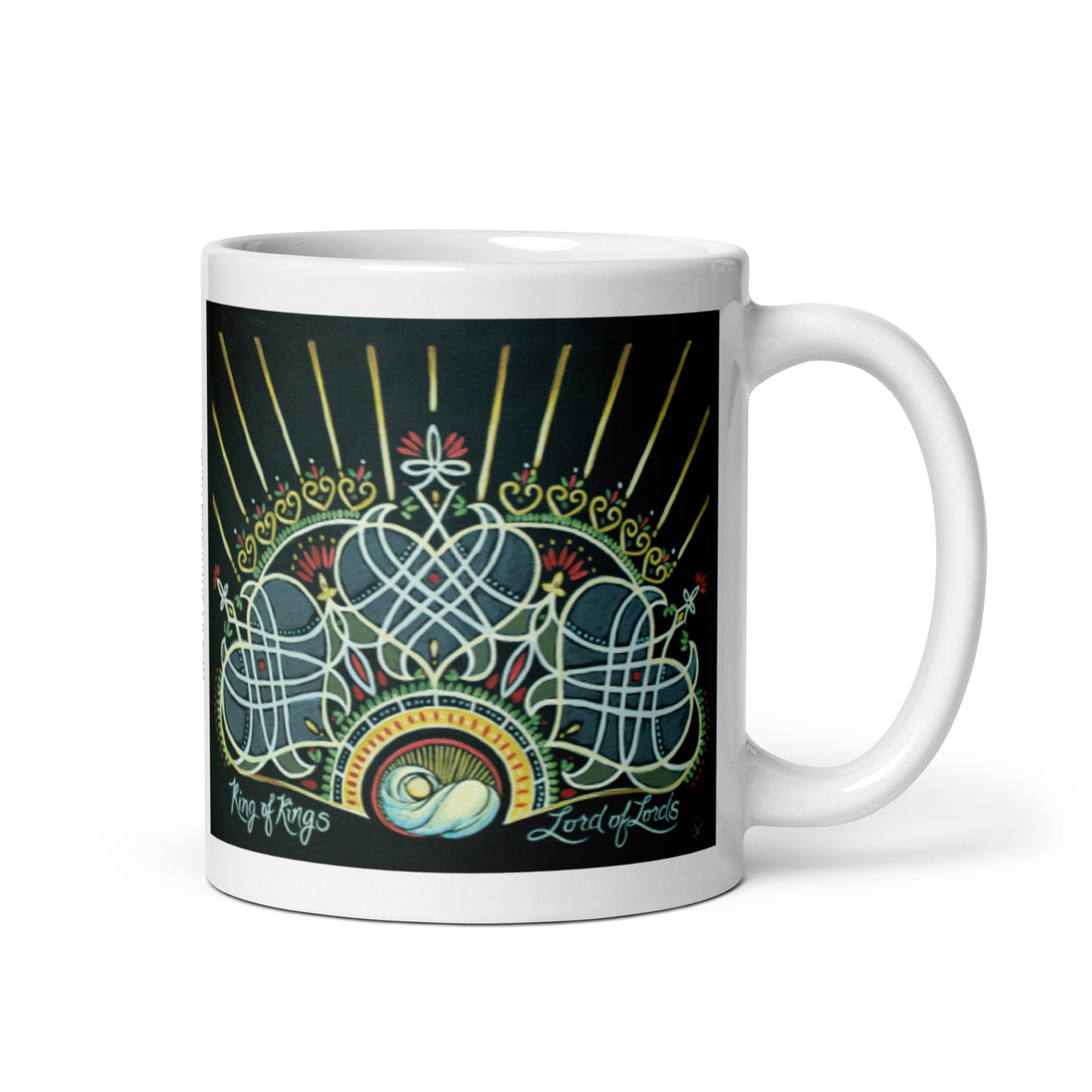 King of Kings, White glossy mug