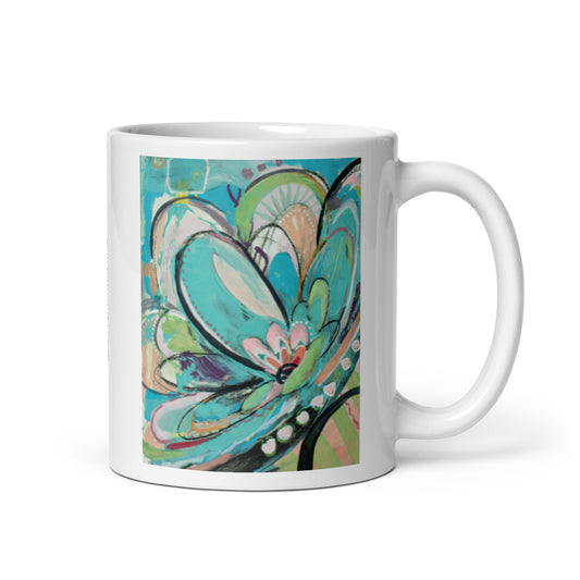 Female of the species, White glossy mug