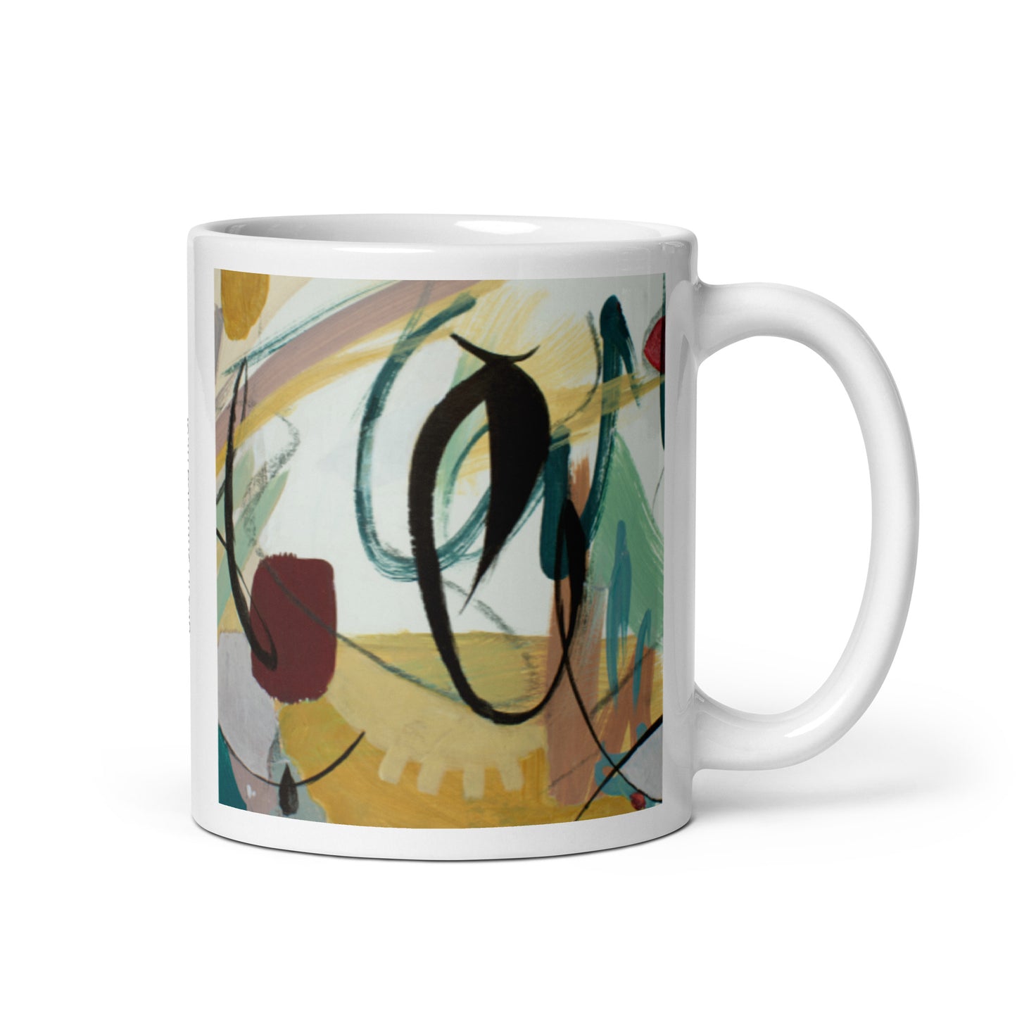 Don't pull me down, White glossy mug
