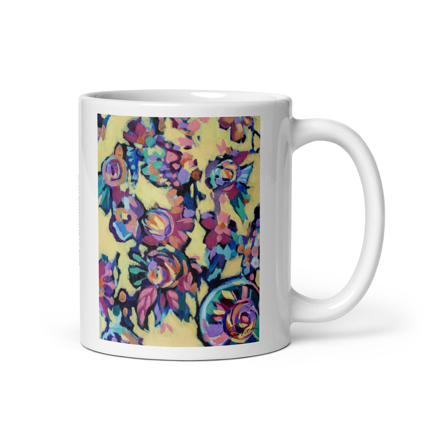 Sun Garden, White glossy mug