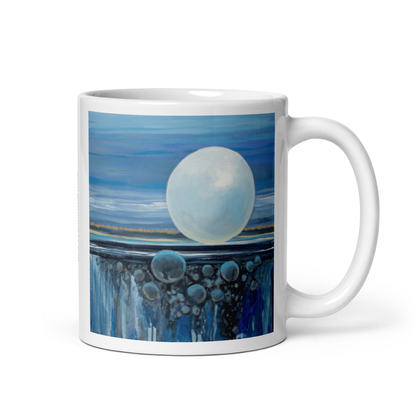 Pearl of Wisdom, White glossy mug