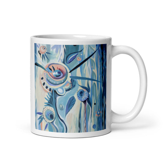 Hip Hop, White glossy mug