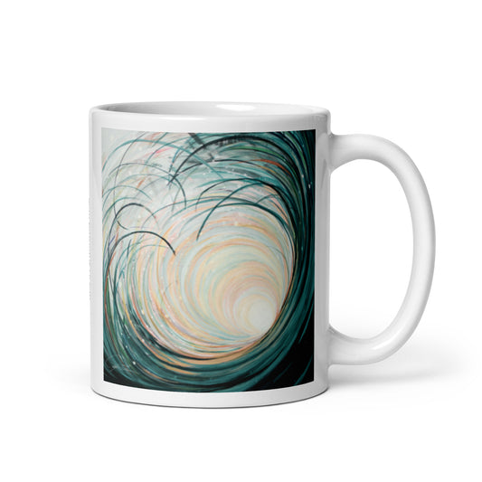 Empty Nest, White glossy mug