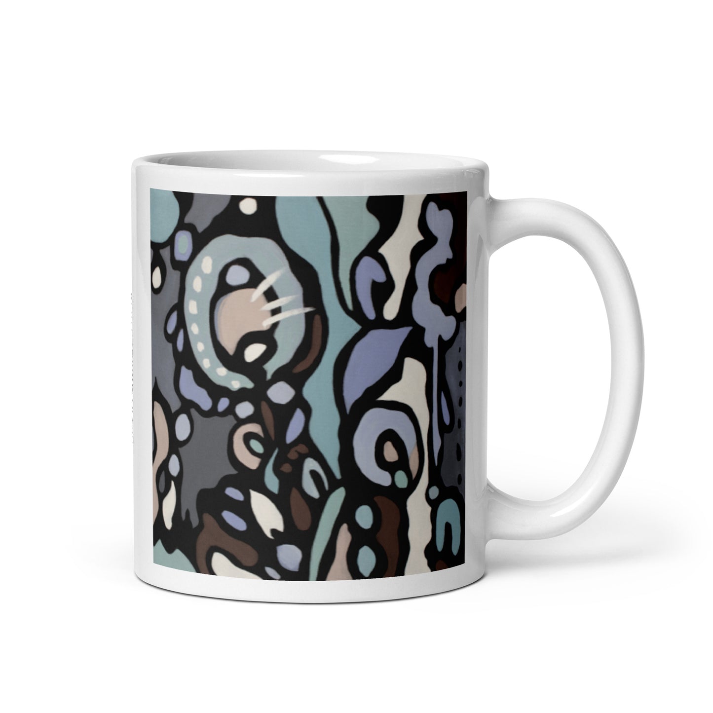 Z-Street, White glossy mug