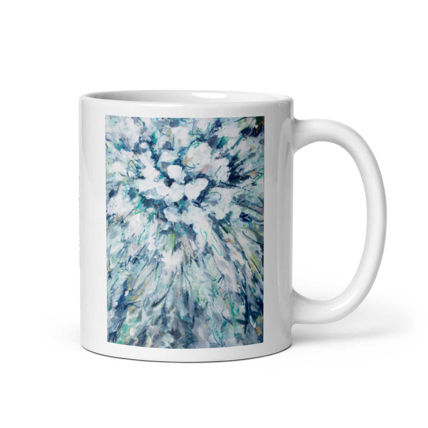 Breathe Me, White glossy mug