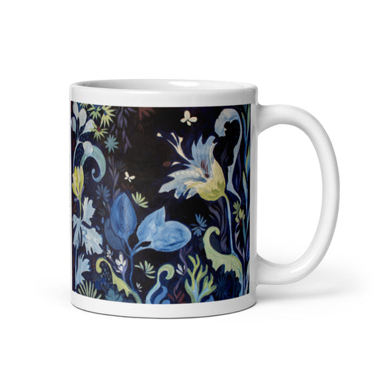 Blue Nightfall 3 glossy mug