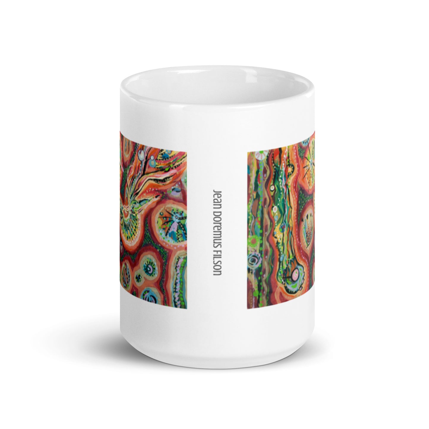 Lost in my mind, White glossy mug