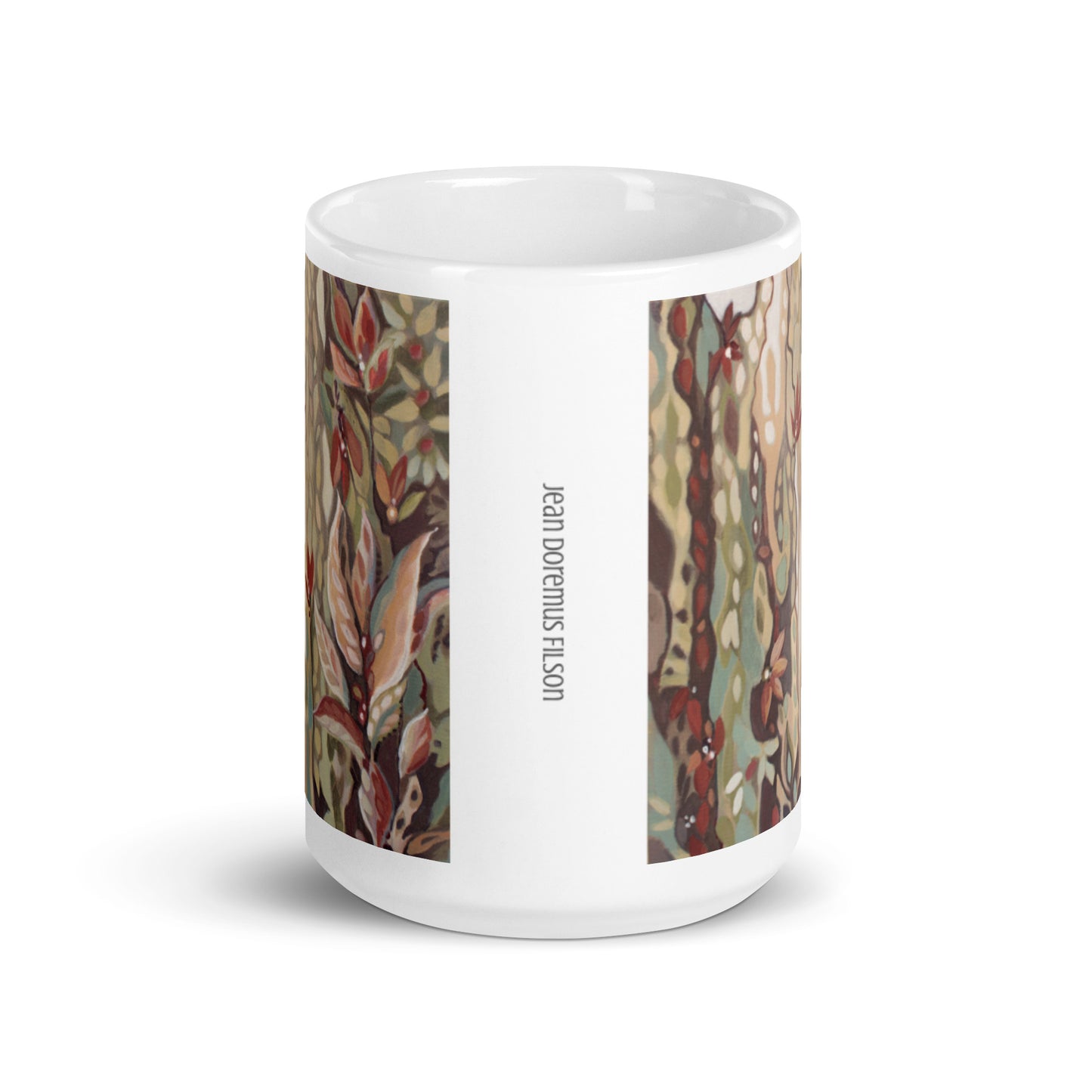 Off the Ground, White glossy mug