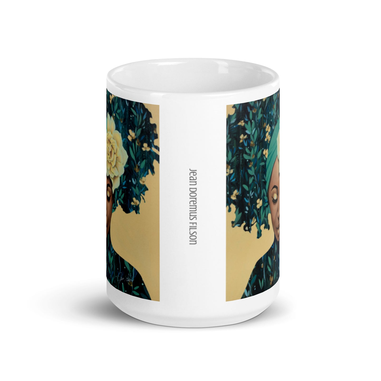 Silenced, White glossy mug