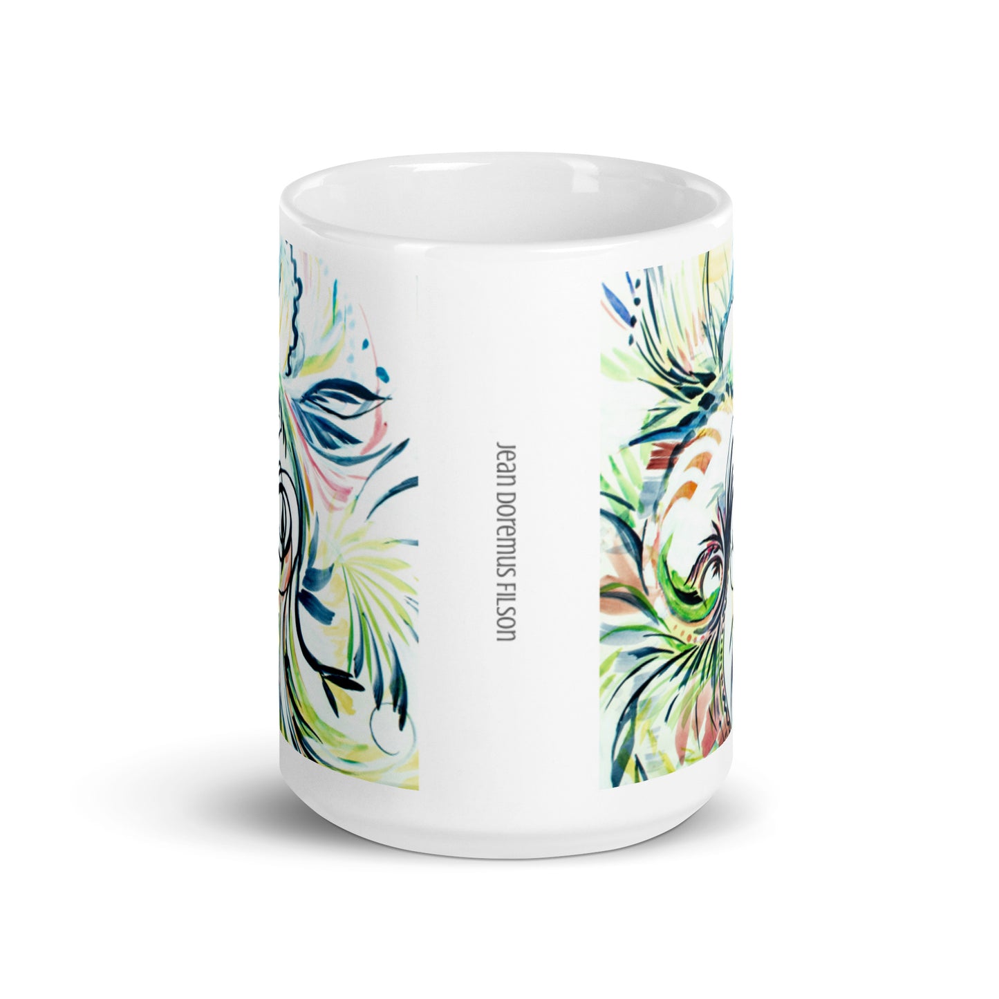 Let's Roll 1, White glossy mug