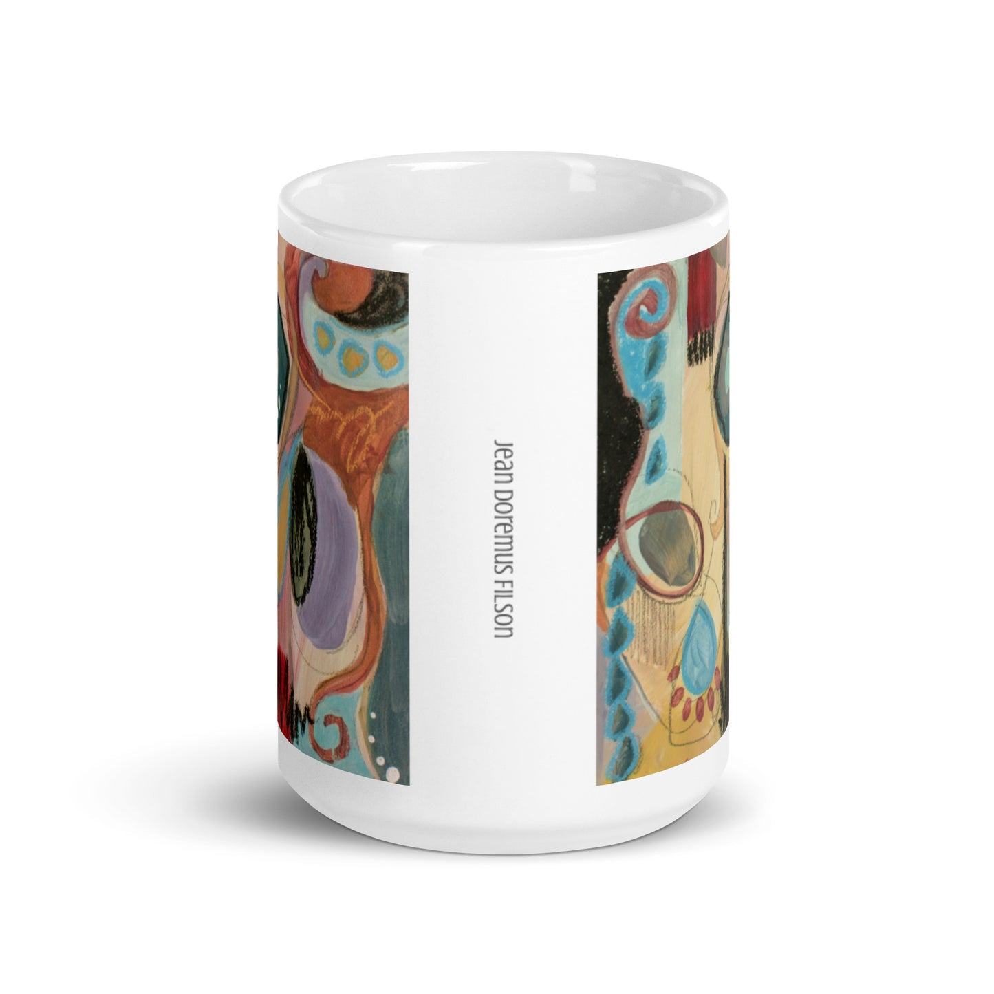 Late July, White glossy mug