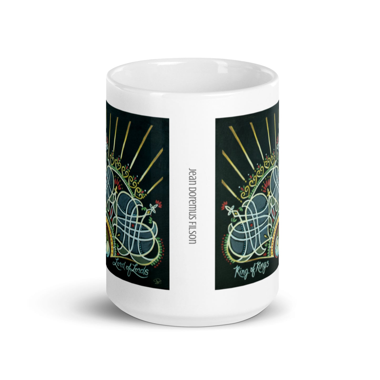King of Kings, White glossy mug