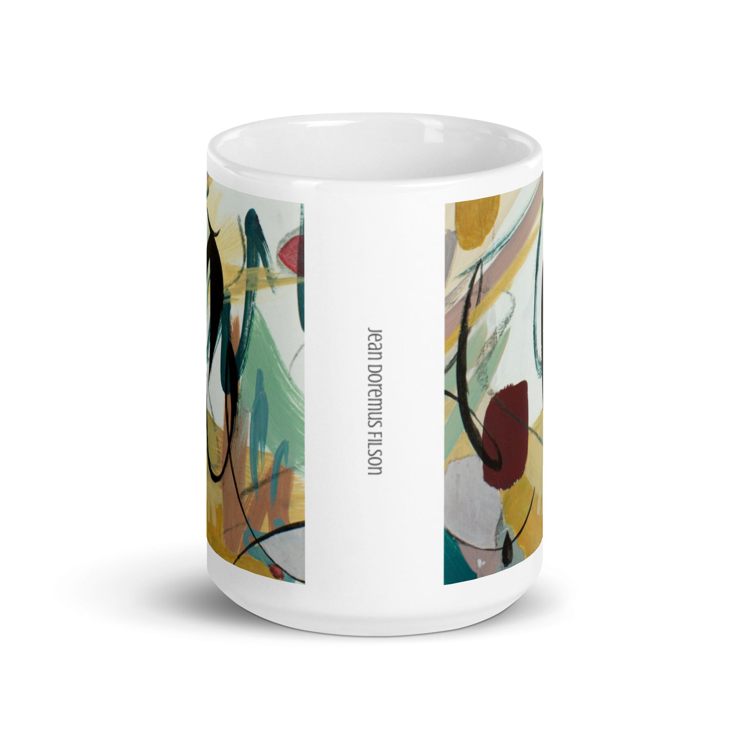 Don't pull me down, White glossy mug
