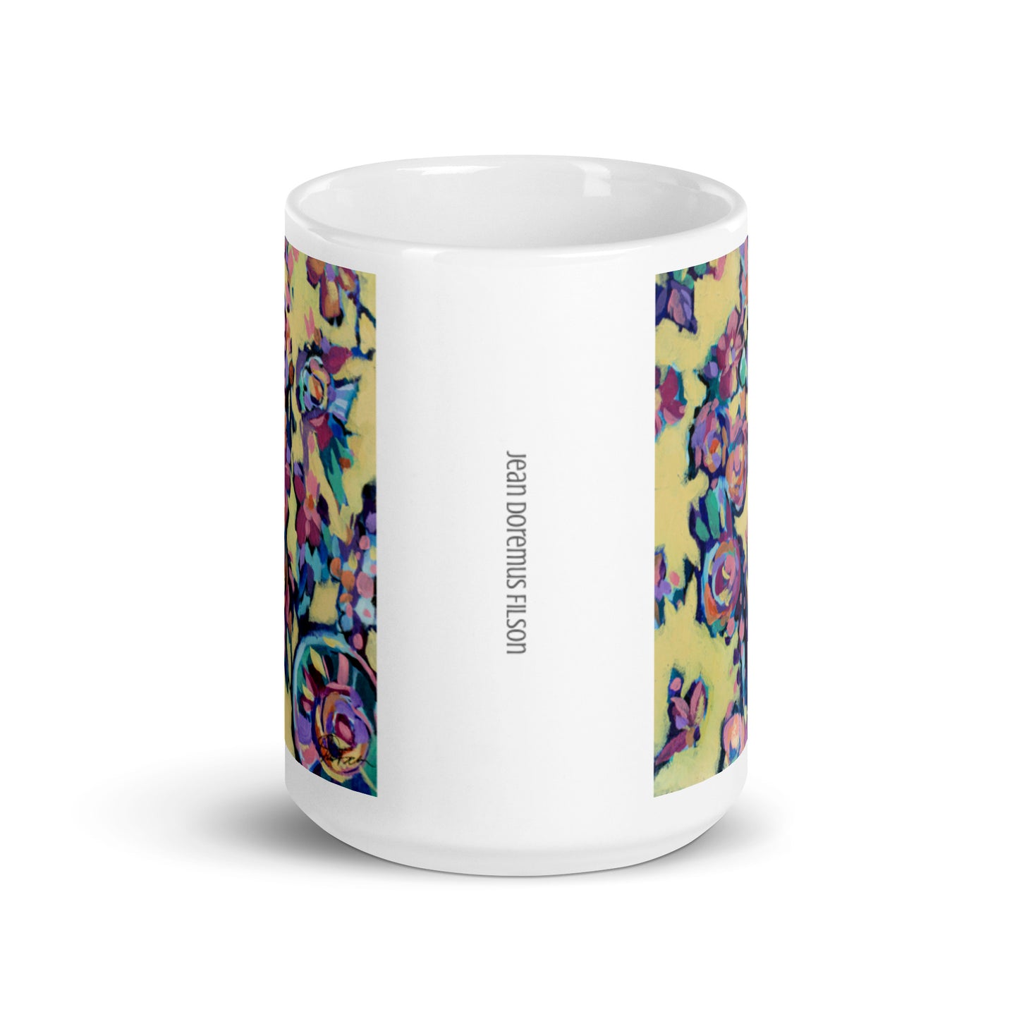 Sun Garden, White glossy mug